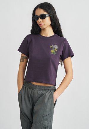 FLORA REGULAR SHORT SLEEVE TEE GRAPHIC - Trükipildiga T-särk - endless dusk