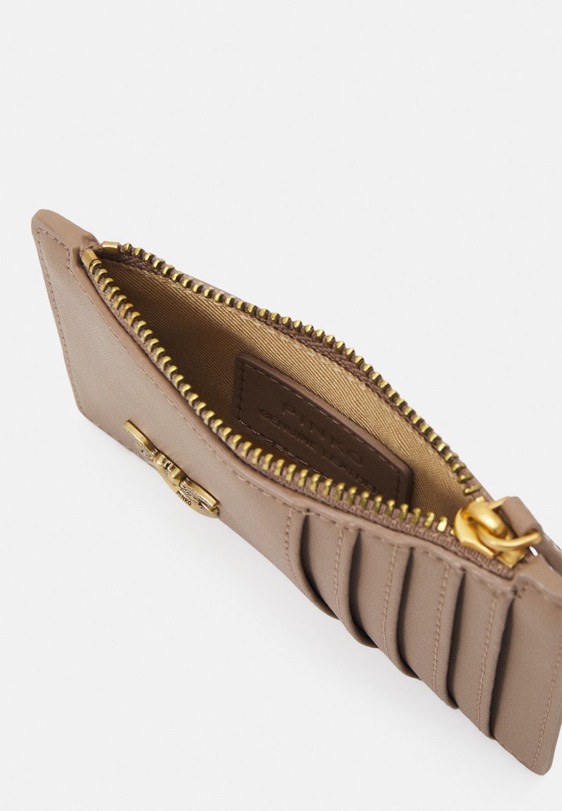 Portacarte Pinko Love Birds - Pelle Vitello, Design Elegante, Chiusura Zip, Accessorio Donna