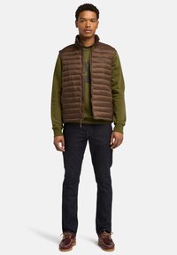 Timberland TREE LOGO CREW NECK  - Sweatshirt - dark olive