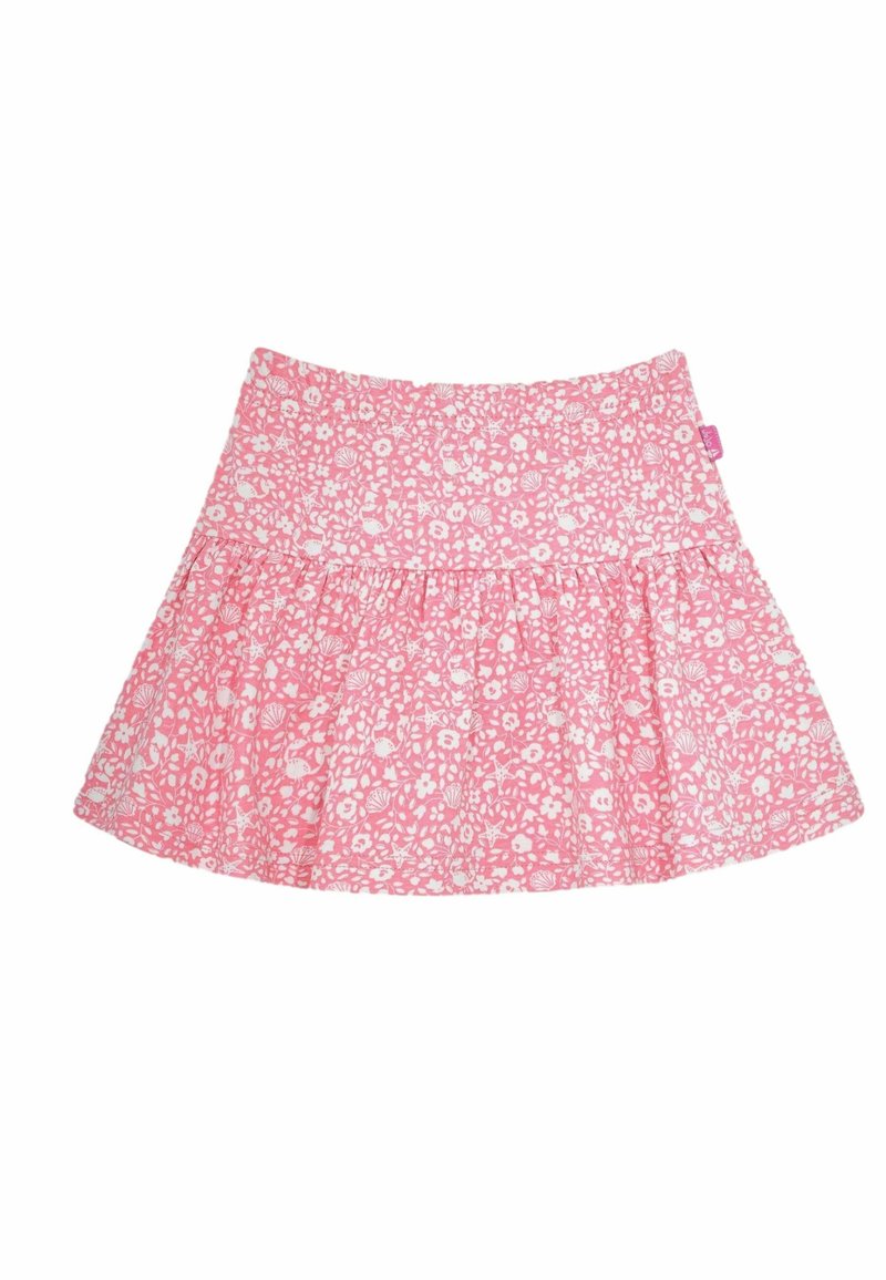 JoJo Maman Bébé NAUTICAL DITSY  REGULAR FIT - A-vonalú szoknya - coral pink nautical ditsy floral