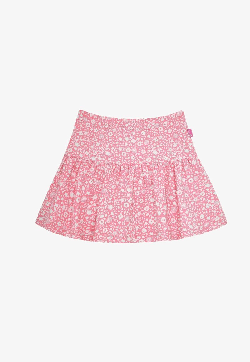 JoJo Maman Bébé NAUTICAL DITSY REGULAR FIT - A-vonalú szoknya - coral pink nautical ditsy floral