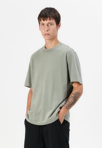Abercrombie & Fitch ESSENTIAL BAGGY OPEN HEM CASUAL - Jogginghose - black