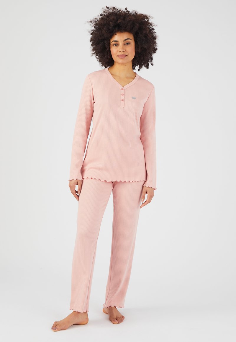 Damart INTERLOCK DOUCE ET SOUPLE SET - Conjunto de pijama - Pink