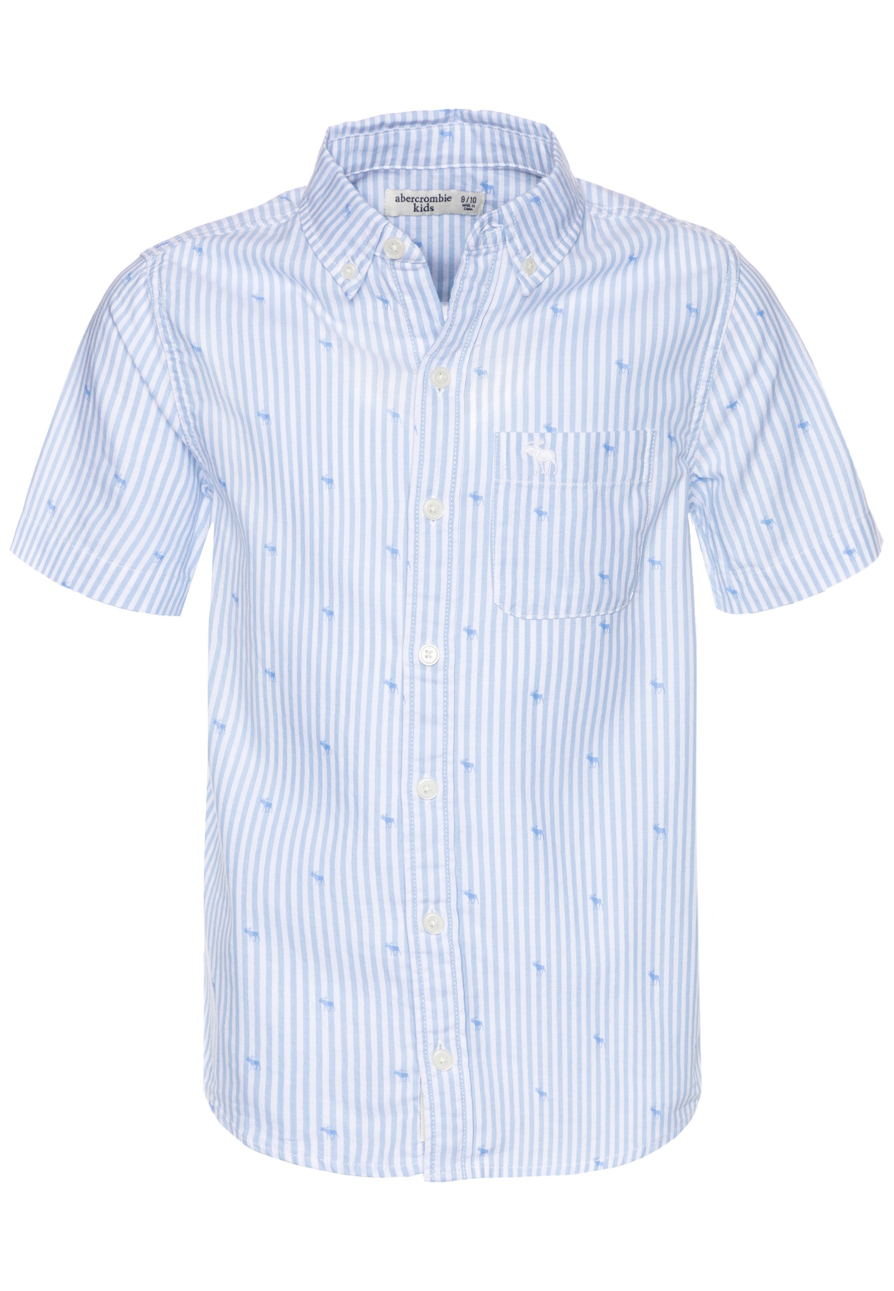 Abercrombie & Fitch PREPPY Skjorte blue Zalando.no Abercrombie & Fitch PREPPY Skjorte white solid Zalando.no