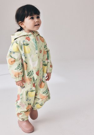 Next, REGULAR FIT - WATERPROOF PRINTED PUDDLESUIT  . - Regenanzug - sage green fruit