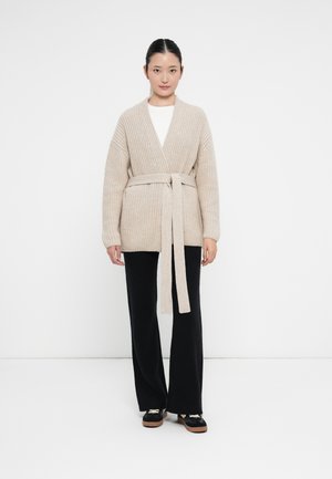 WRAPPED CARDI - Kardigán - moonstone