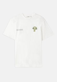 MIDWEIGHT BROCCOLI UNISEX - Print T-shirt - off-white