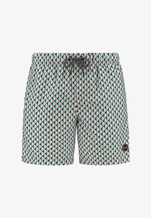 The Sunshine Brand, HOTEL TILE - Badeshorts - neon orange