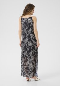 Kaffe Maxi šaty - black turtledove paisley