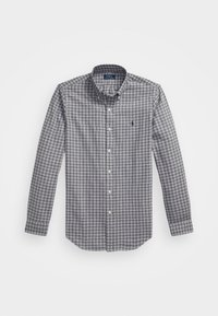 CUSTOM FIT PLAID TWILL SHIRT - Shirt - light grey heather