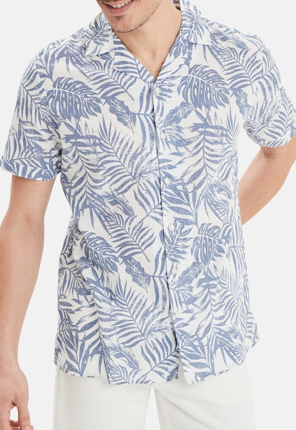 AMERICAN INSPIRATION FASHION COOL EASY KURZÄRMLIGES 
 - Hemd - bleu