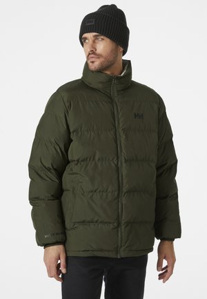 Helly Hansen YU 23 REVERSIBLE PUFFER - Kurtka zimowa - utility green