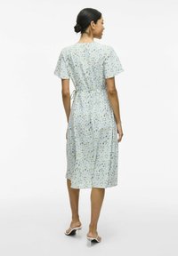 VILA VILOVIE WRAP DRESS - Vestido informal - kentucky blue