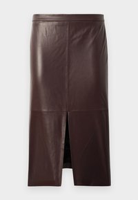 SINEM MIDI SKIRT - Kokerrok - wine