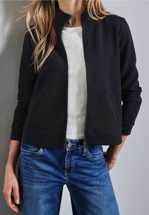 Sweater met rits - dark blue