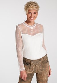 Spieth & Wensky - "PELLY" - Blouse - offwhite Miniatuurafbeelding 1