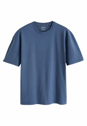 ESSENTIAL CREW NECK - Tricou basic - blue denim