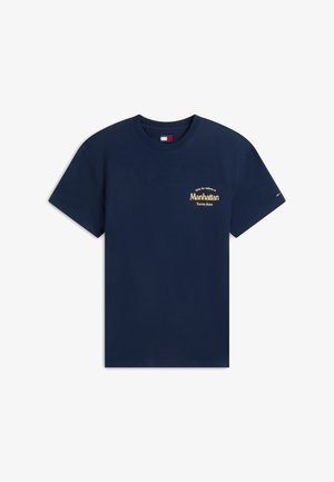 Tommy Jeans, NOVELTY TEE - T-shirts print - dark blue