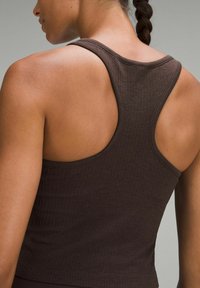 lululemon Ebb to Street Cropped Racerback - Top - espresso
