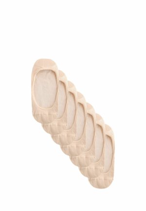 LOW CUT INVISIBLE FOOTSIE 7 PACK - Ponožky do tenisiek - nude