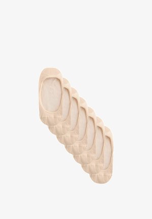 LOW CUT INVISIBLE FOOTSIE 7 PACK - Socquettes - nude