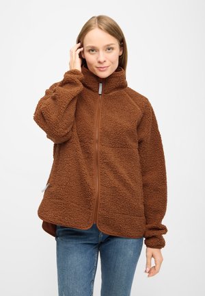 KUSCHELBY - Fleecejacke - caramel cafè