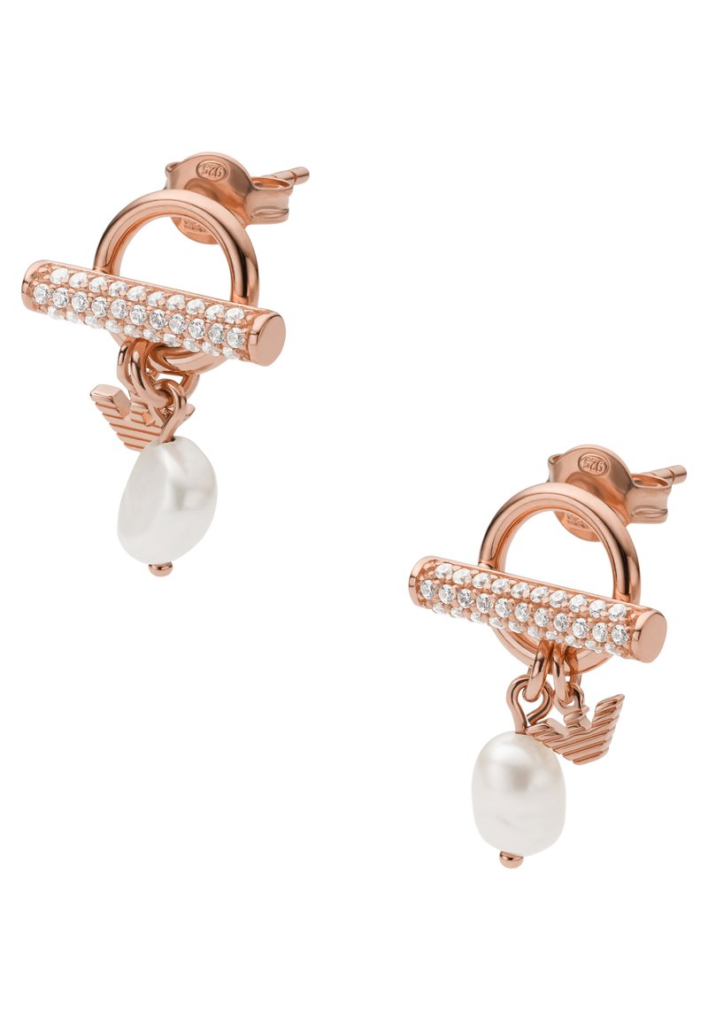 Emporio Armani SENTIMENTAL - Pendientes - rose gold-coloured/dorado ...