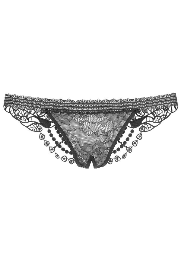 PETITE FLEUR GOLD BY LASCANA THONG OUVERT - Thong - schwarz4