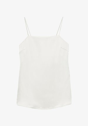 PULL&BEAR, SATIN STRAPPY - TOP - Débardeur - white