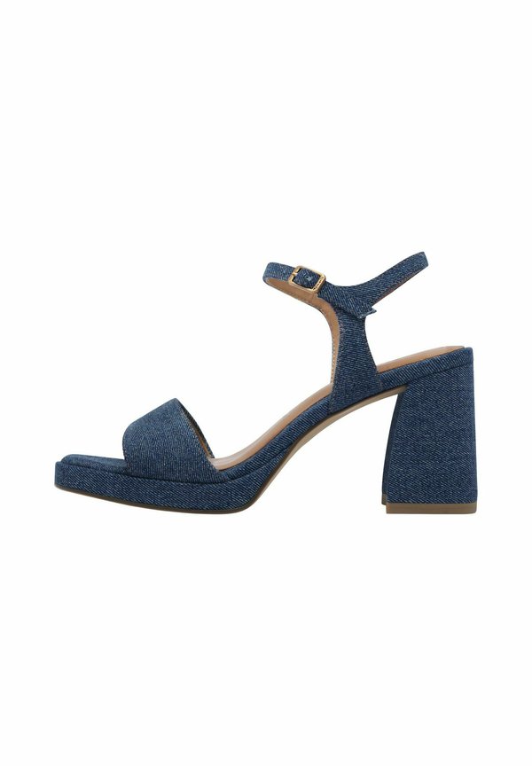 High Heel Sandalette - denim