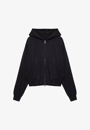 PULL&BEAR, ZIP-UP - HOODIE . - Sweat zippé - dark grey