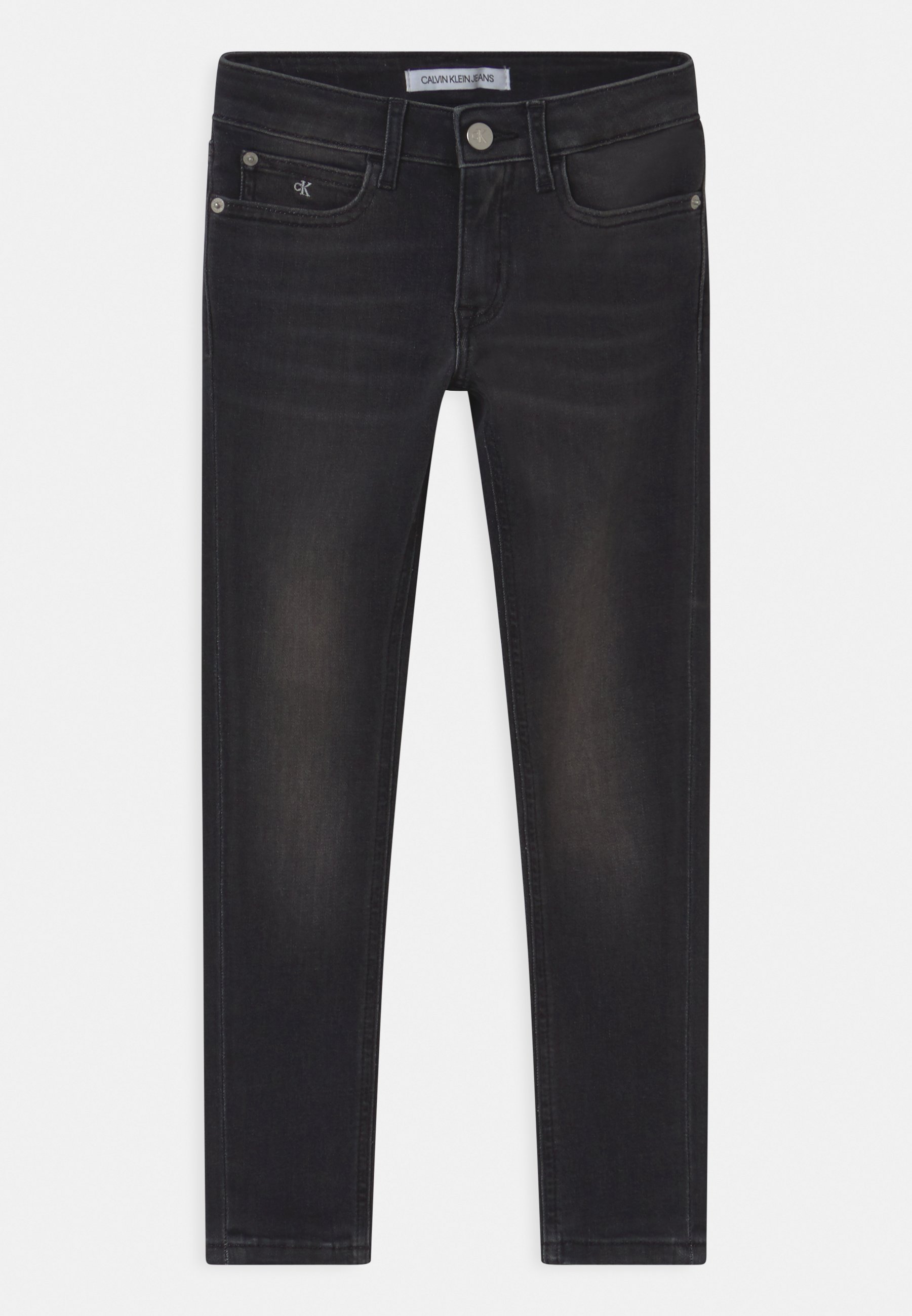 Calvin Klein Jeans SKINNY - Vaqueros pitillo - grey/denim negro - Zalando.es