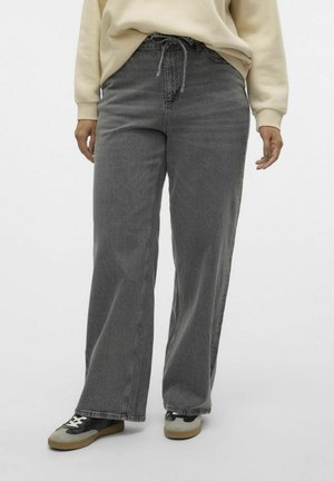 Wide Leg - medium grey denim