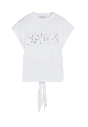 Scalpers, SCALPERS KNOTBACK TEE - Camiseta estampada - white