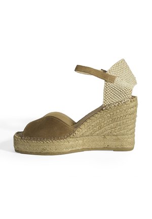 Sandalen met hoge hak - beige