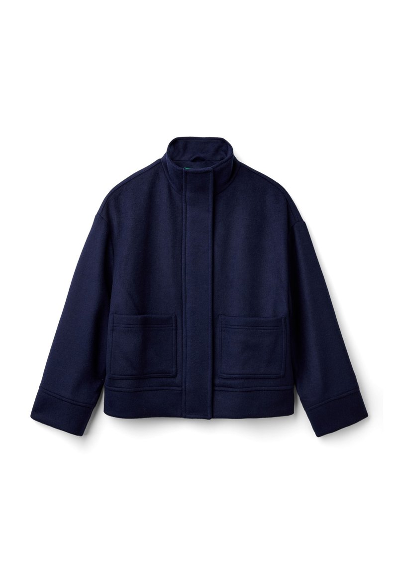 United Colors of Benetton FRONT ZIP - Jas - blue/blauw - Zalando.be