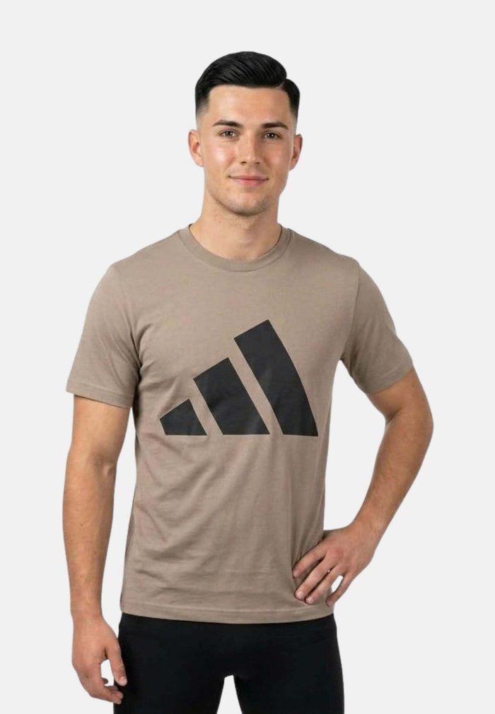 adidas M BL SJ T - Camiseta estampada - khakhi six black