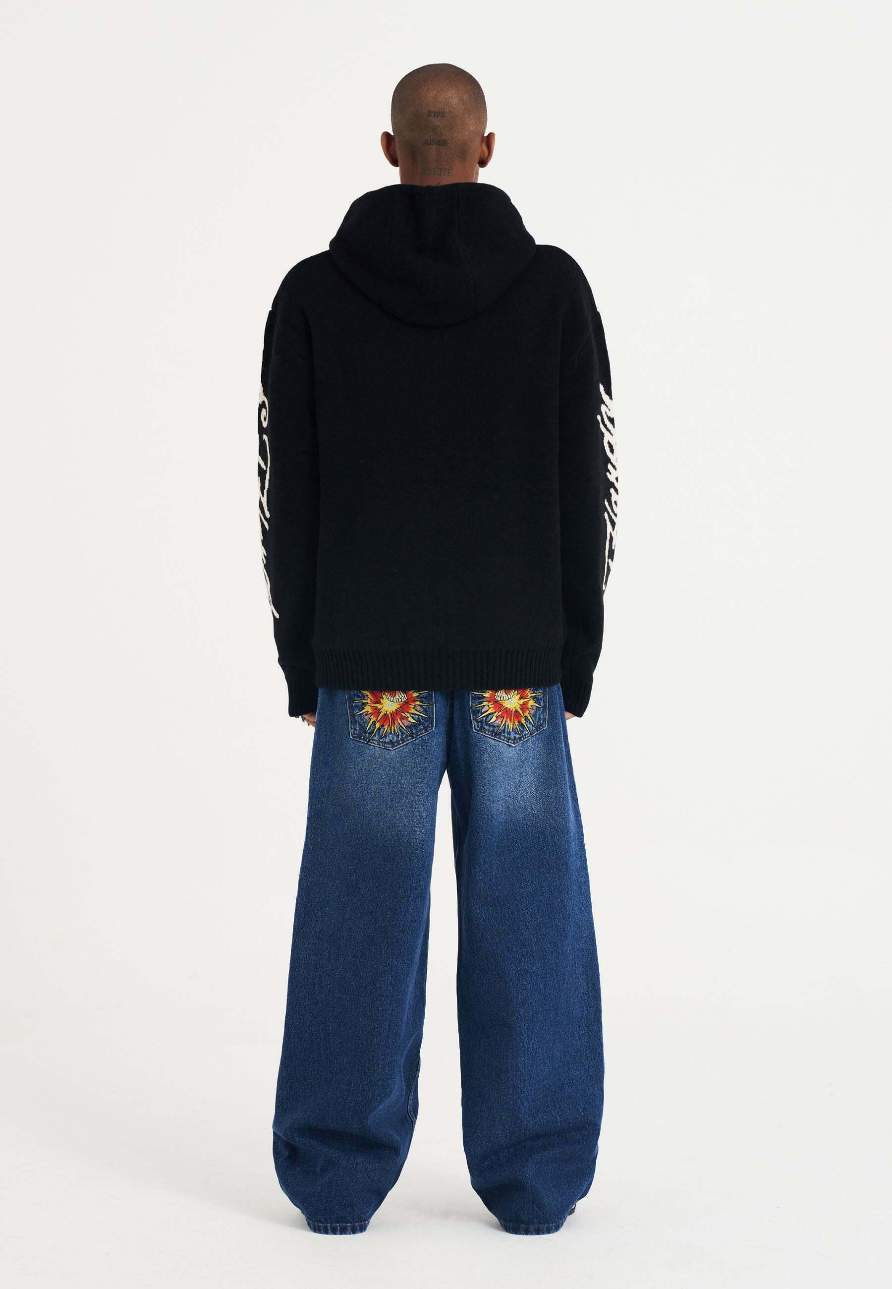 Ed Hardy DRAGON ZIP THRU - Cardigan - black - Zalando.ie