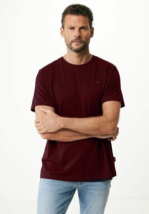 SHORT SLEEVE RICHARD REGULAR FIT - Camiseta básica - burgundy