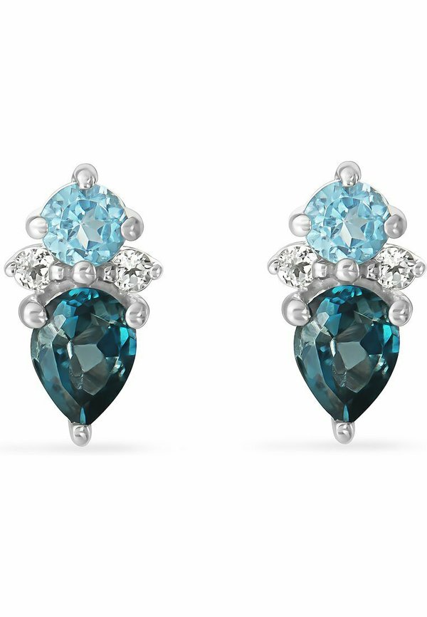 Ohrringe - weißgoldfarben