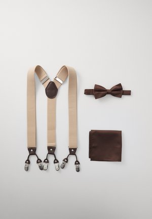 SET - Noeud papillon - beige
