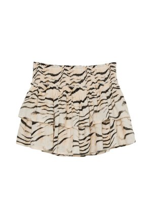 Stradivarius, EMBROIDERED SKORT - Jupe-short - brown