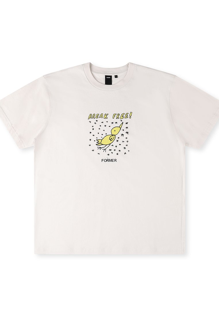 Former T-shirt print beige Former T-shirt print beige