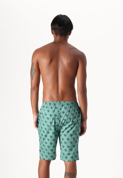 Polo Ralph Lauren SHORT SLEEP BOTTOM - Pyžamové nohavice - fairway green swinging mallets