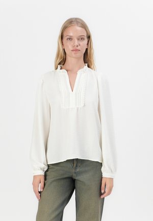 JDYRACHEL LIFE PINTUCK - Blouse - cloud dancer