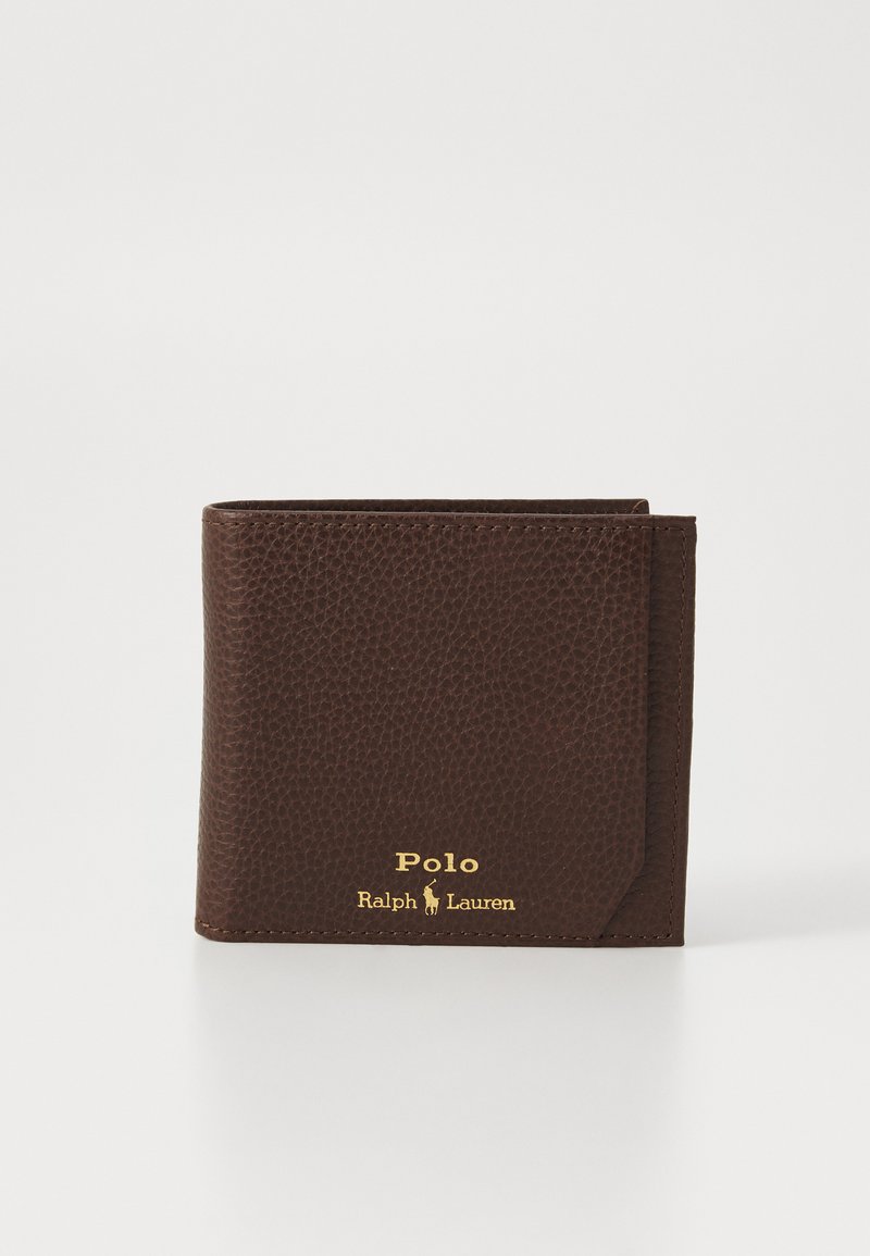 Polo Ralph Lauren COIN WALLET MEDIUM UNISEX - Wallet - dark brown/dark ...