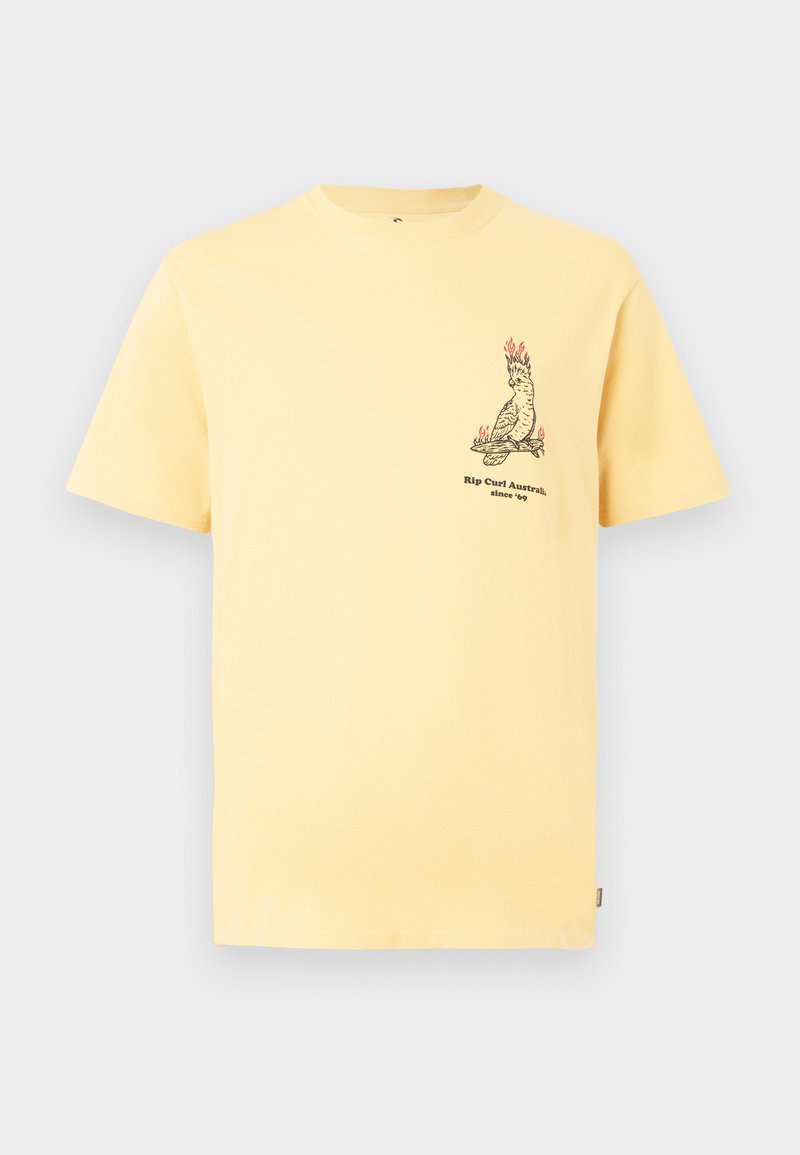 Rip Curl T-shirt print geel Rip Curl T-shirt print geel