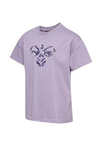 Hummel LIBI  - Tričko s potlačou - lavender gray