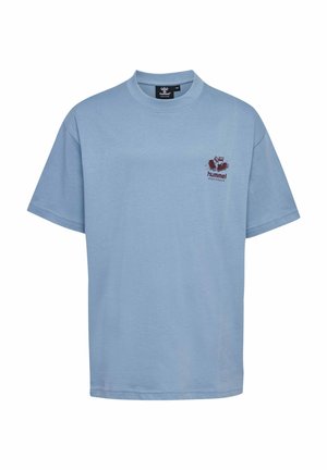 LOOSE GRAPHIC - T-shirt med print - faded denim