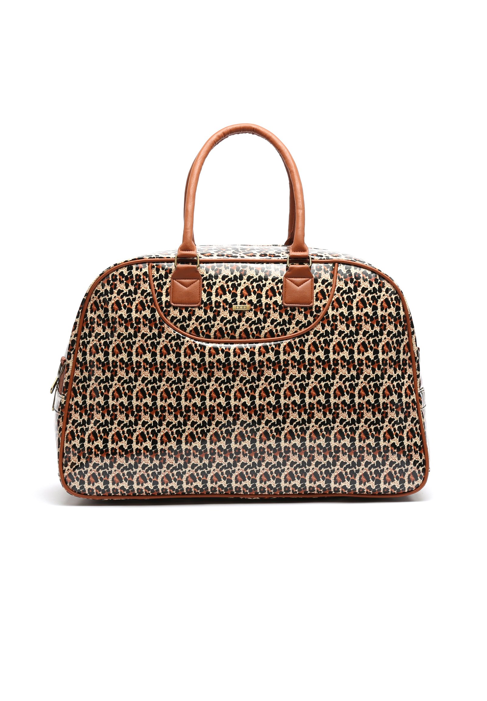 MISAKO LEOPARDINI - Bolsa de fin de semana - brown/marrón - Zalando.es